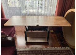 Стол-трансформер Виват дуб вотан / хром фото покупателя 3