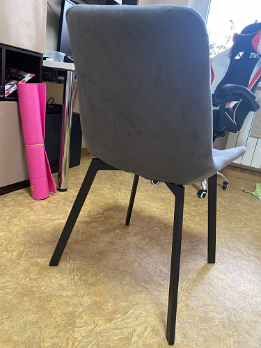 Стул на металлокаркасе Челси бирюзовый / черный фото покупателя 195