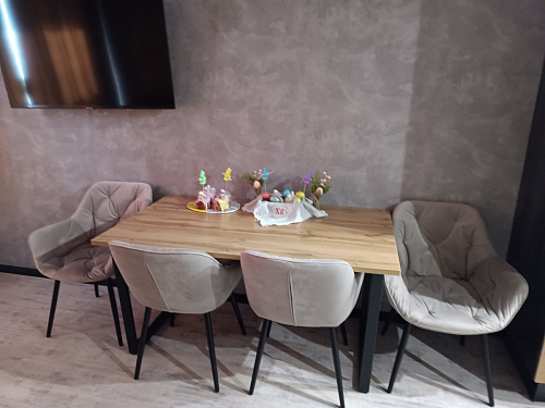 Деревянный стол Лота Лофт 140х80 дуб крафт табачный / черный матовый фото покупателя 969