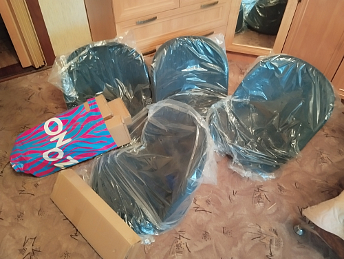 Стул на металлокаркасе Gabi latte / gold / black фото покупателя 825