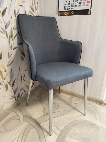 Стул на металлокаркасе Benza dark blue фото покупателя 6