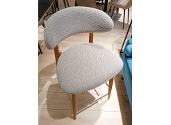 Полубарный стул Lucas букле латте из шоурума 1