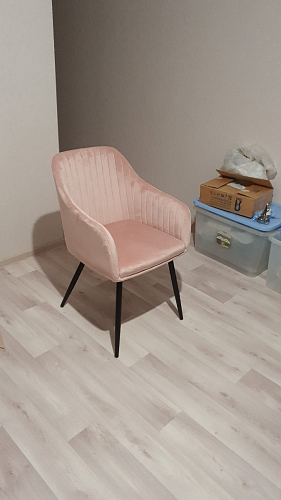 Стул на металлокаркасе Slam dark beige фото покупателя 31