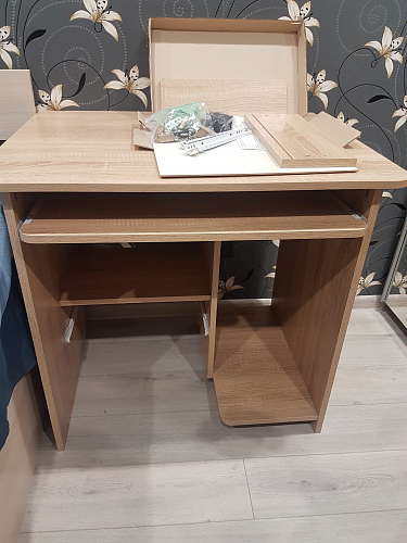 Компьютерный стол КСТ-10.1 белый фото покупателя 24