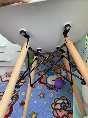 Стул Cindy Eames mod. 001 khaki / natural фото покупателя 85