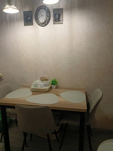 Стул на металлокаркасе Седа 360 К латте (velutto 08) / белый фото покупателя 87