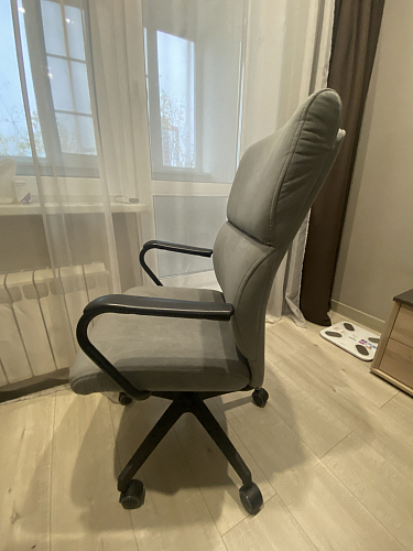 Компьютерное кресло Benefit/Бенефит флок бежевый 7 фото покупателя 32