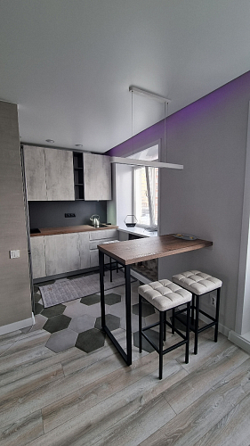 Барный стул Лофт микровелюр катания блэк / черный матовый фото покупателя 1