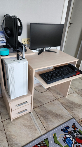 Стол компьютерный Джаз-24 правый венге фото покупателя 16