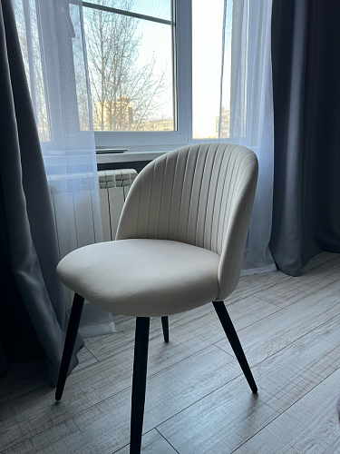 Стул на металлокаркасе Gabi latte / gold / black фото покупателя 432