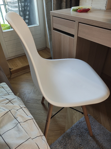 Пластиковый стул Eames PC-015 желтый фото покупателя 372