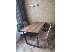 Стол Лота Лофт 120 25 мм сабия / черный матовый фото покупателя 141