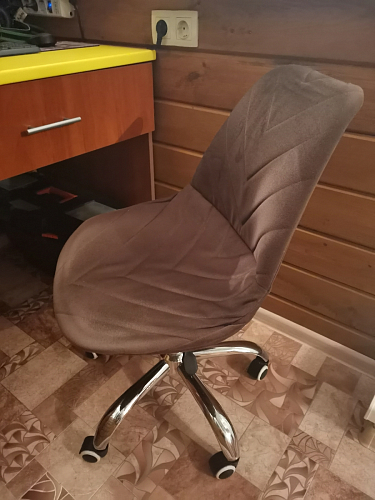 Компьютерное кресло Kolin с подушкой clear / white фото покупателя 469