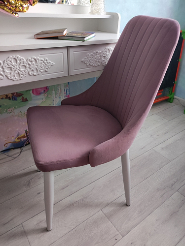 Стул на металлокаркасе Kora green / black фото покупателя 462