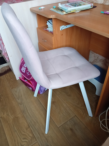 Стул на металлокаркасе Чилли горчичный / черный фото покупателя 634