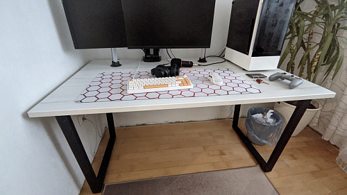 Деревянный стол Лота Лофт 140х80 черный матовый / бетон светлый фото покупателя 209