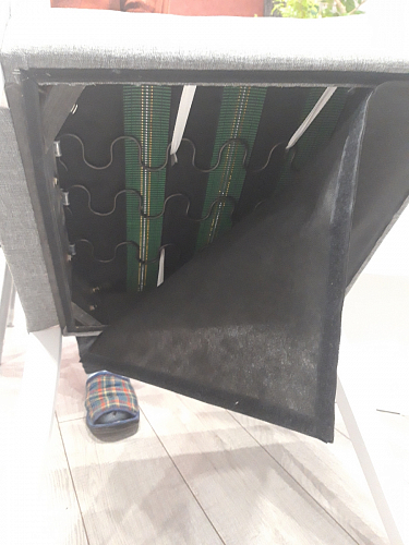 Стул Madina dark walnut / fabric grey фото покупателя 5