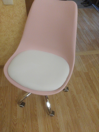 Компьютерное кресло Kolin с подушкой clear / white фото покупателя 127