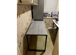 Письменный стол Битти Лофт 116х60х75 дуб вотан / черный матовый фото покупателя 82