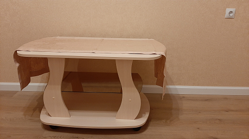 Журнальный стол Барон 2 дуб млечный фото покупателя 1