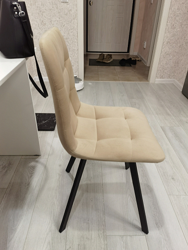 Комплект стульев Чилли 4 шт темно-серый / черный фото покупателя 277