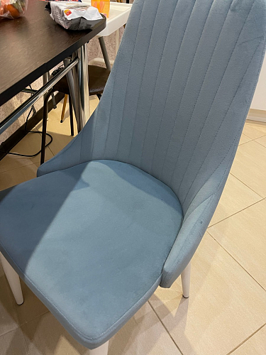 Стул на металлокаркасе Kora gray / black фото покупателя 52