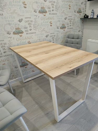 Стол Лота Лофт 120 25 мм сабия / белый матовый фото покупателя 905