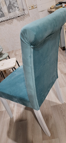 Стул Amelia white / fabric fog фото покупателя 5