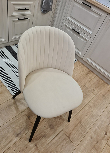 Стул на металлокаркасе Gabi gray / black фото покупателя 872