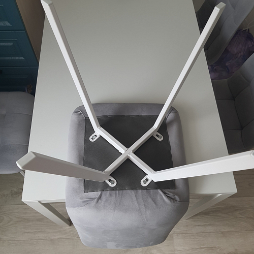 Стул на металлокаркасе Чилли зеленый / белый каркас фото покупателя 288