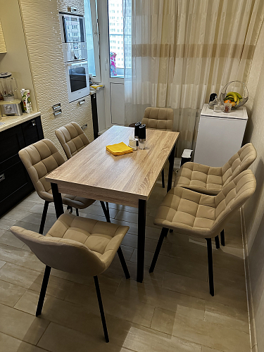 Стол Оригон сонома / черный матовый фото покупателя 51