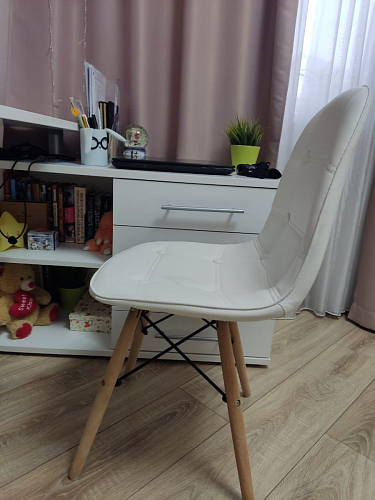 Деревянный стул Kvadro white фото покупателя 5