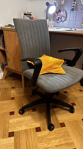 Компьютерное кресло Spark флок коричневый 6 фото покупателя 9