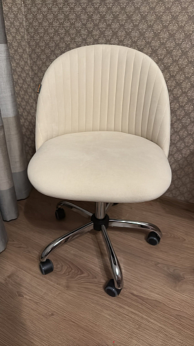 Компьютерное кресло Melody/Мелоди молочное фото покупателя 83