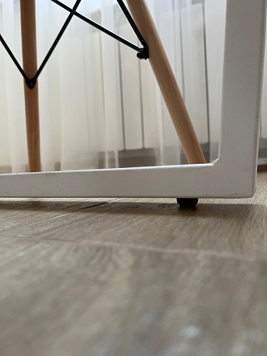 Деревянный стол Лота Лофт 140х80 черный матовый / бетон светлый фото покупателя 907