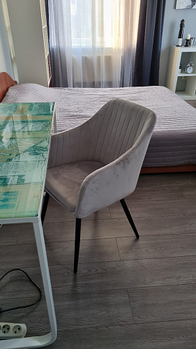 Стул на металлокаркасе Slam тёмно-серый фото покупателя 37