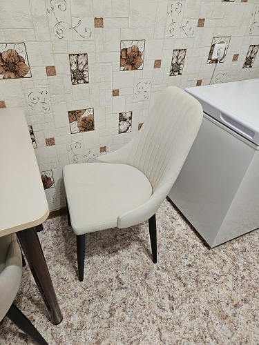 Стул на металлокаркасе Kora green / black фото покупателя 372