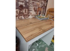 Письменный стол Сантия 120 дуб вотан / белый фото покупателя 4