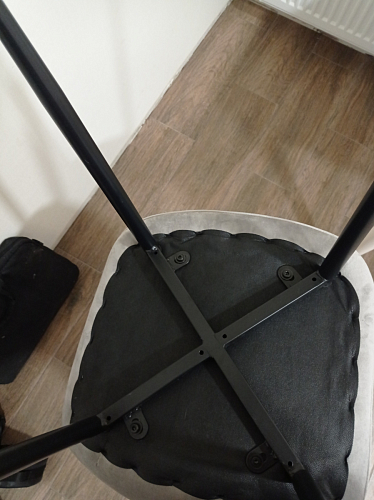 Стул на металлокаркасе Capri голубой фото покупателя 16