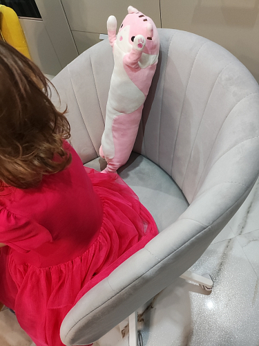 Компьютерное кресло Тибо confetti chocolate / белый фото покупателя 178