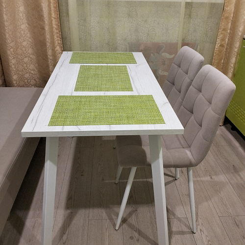 Стол Тринити Лофт 120 32 мм дуб галифакс табако / черный матовый фото покупателя 656