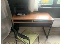 Письменный стол Леон Лофт дуб делано светлый / белый матовый фото покупателя 10