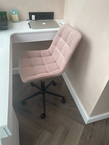 Компьютерное кресло Честер голубой (velutto 47 ) / черный фото покупателя 42