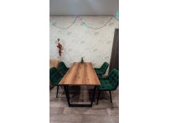 Стол Лота Лофт 120 25 мм сабия / черный матовый фото покупателя 438