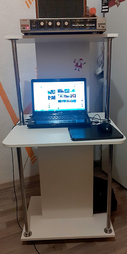 Компьютерный стол КСТ-12 белый  - Уцененный экземпляр фото покупателя 61