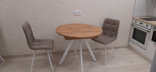 Стул на металлокаркасе Чилли зеленый / белый каркас фото покупателя 81