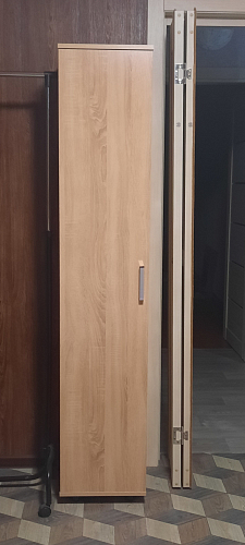 Шкаф С121 белый / дуб сонома фото покупателя 4