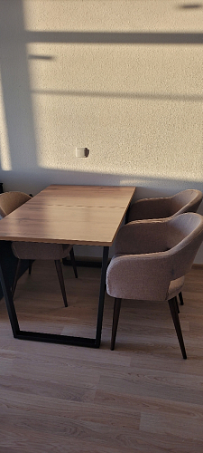 Стол Лота Лофт 120 25 мм сабия / белый матовый фото покупателя 842