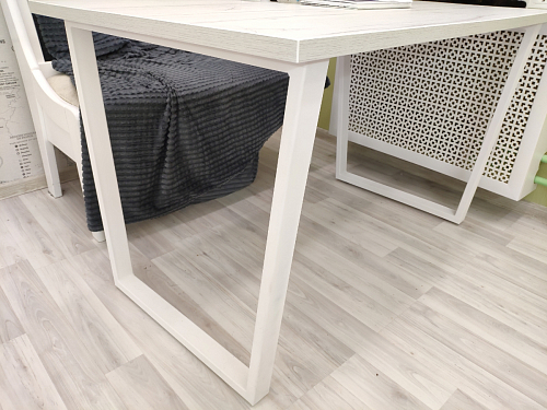 Стол Лота Лофт 140 25 мм черный матовый / бетон фото покупателя 372