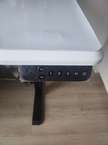 Компьютерный стол Маркос 140х80 тауп / черный фото покупателя 52